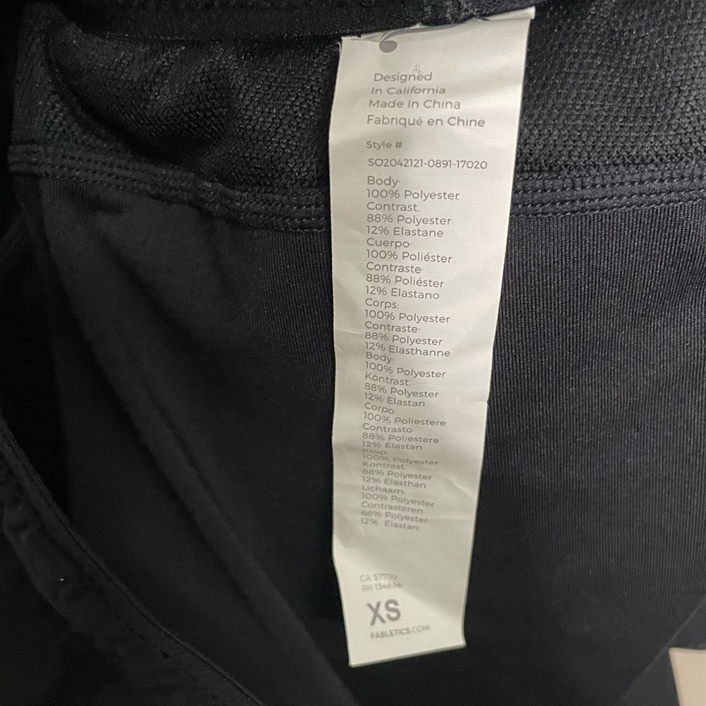 Fabletics Black Running Workout Shorts Size Xs - image 5